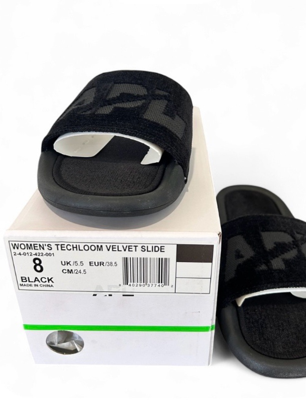 NEW W/BOX APL TECHLOOM BLACK VELVET WOMENS- SZ-8 - Picture 4 of 5